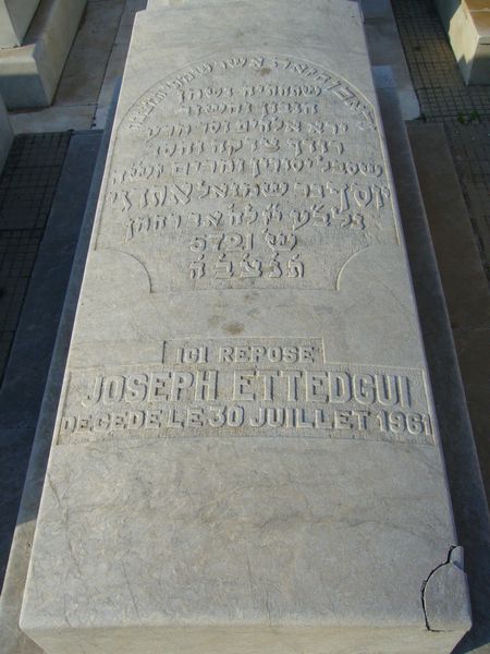 Stèle de ETTEDGUI Joseph