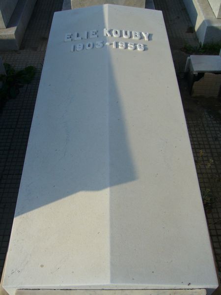 Lápide de KOUBY Elie