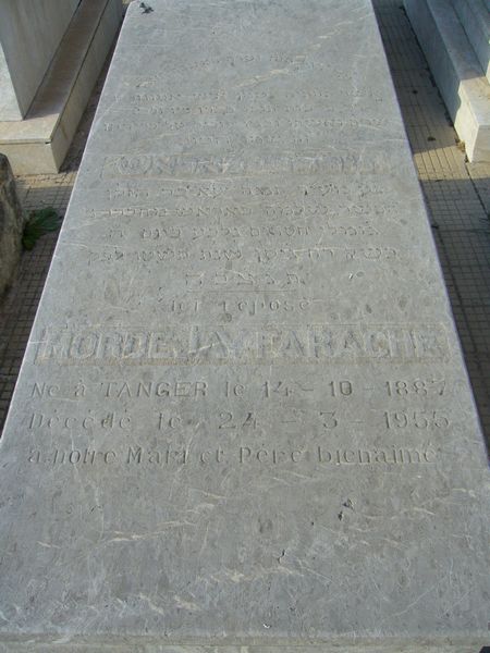 Estela de FARACHE Mordejay