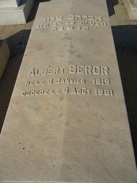 מַצֵּבה פון SEROR Albert