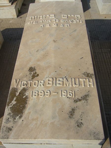 Grabstein von BISMUTH Victor Haim
