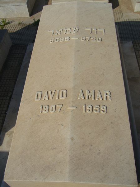 מַצֵּבה פון AMAR David