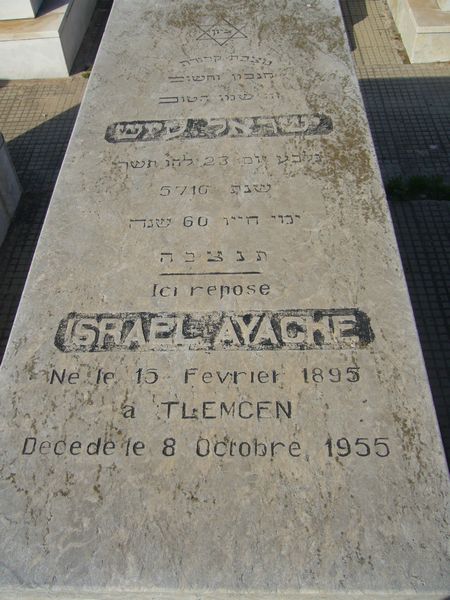 Lápide de AYACHE Israel