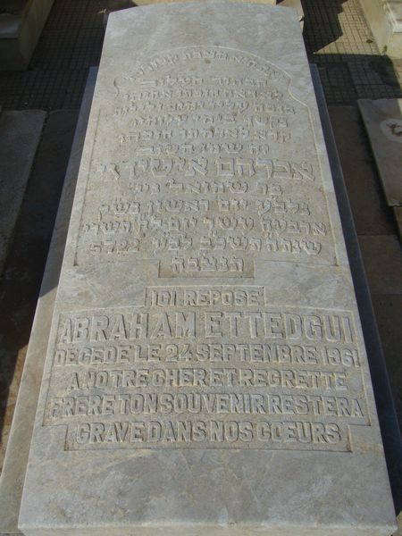 Estela de ETTEDGUI Abraham