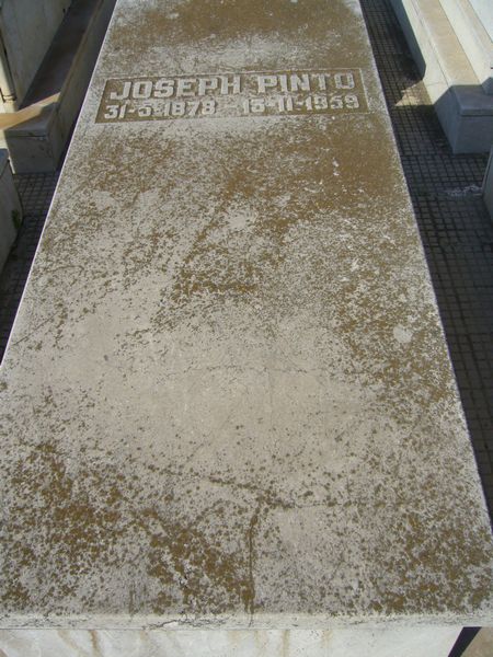 Stèle de PINTO Joseph