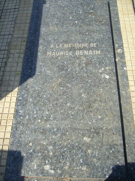 Надгробие BENAIM Maurice