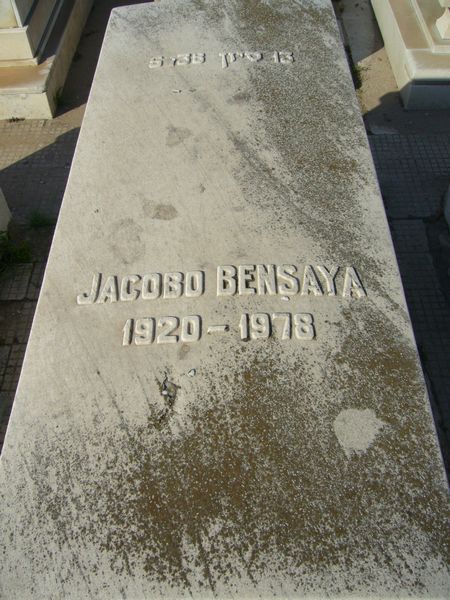 Grabstein von BENSAYA Jacobo