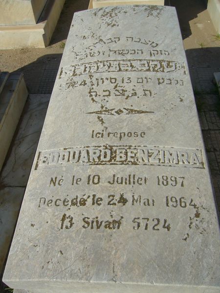 Estela de BENZIMRA Edouard Jacob