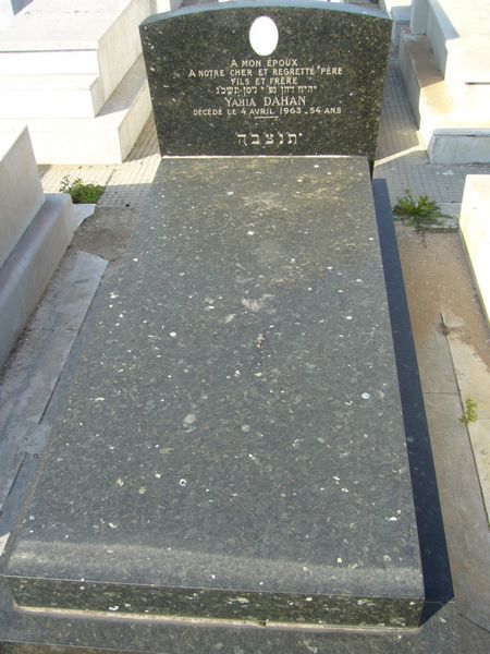 Grabstein von DAHAN Yahia