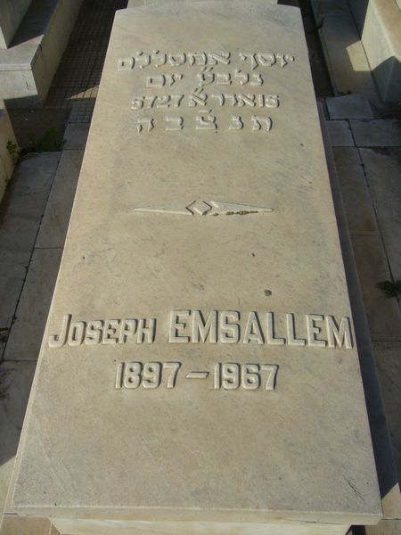 Stèle de EMSALLEM Joseph