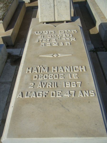 Stèle de HANICH Haim