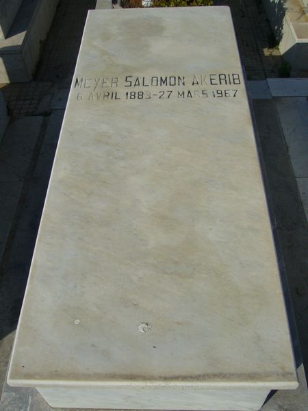 AKERIB Meyer Salomon fejfája