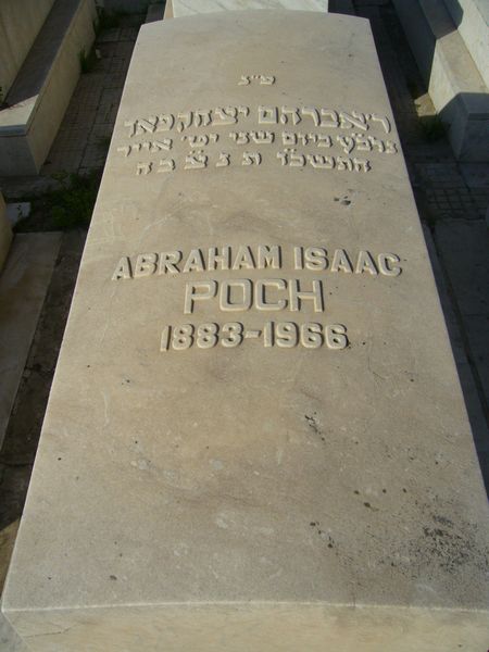 Stèle de POCH Abraham Isaac
