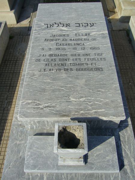 Stèle de ELLAK Jacques Jacob