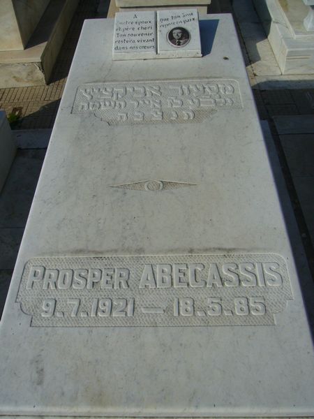 Tombstone of ABECASSIS Prosper