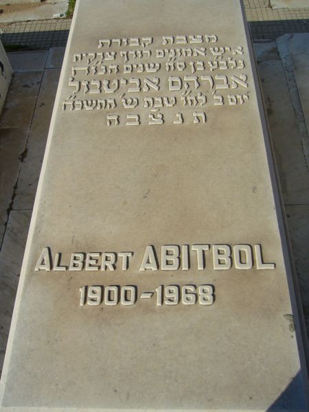 Tombstone of ABITBOL Albert