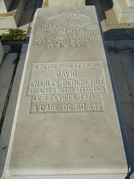 Estela de BENCHETRIT David Charles