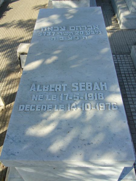 מַצֵּבה פון SEBAH Albert