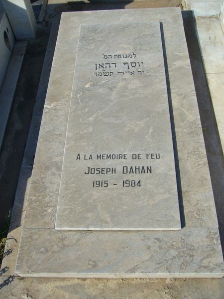 Grafsteen van DAHAN Joseph