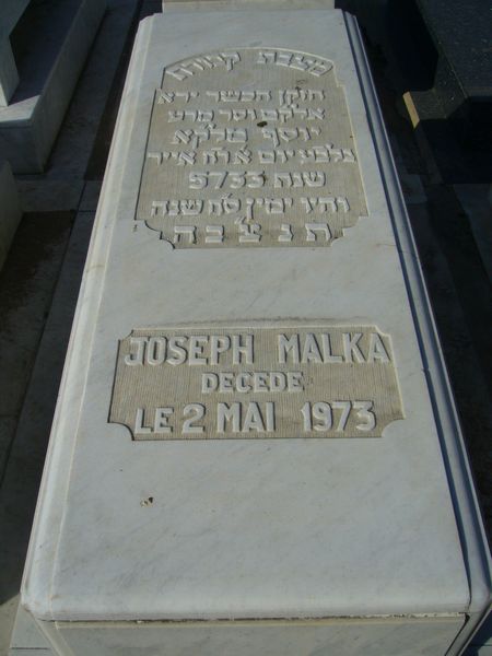 מצבת MALKA Joseph