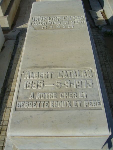 Grafsteen van CATALAN Albert