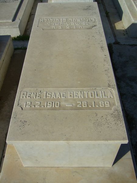 BENTOLILA René Isaac 的墓碑