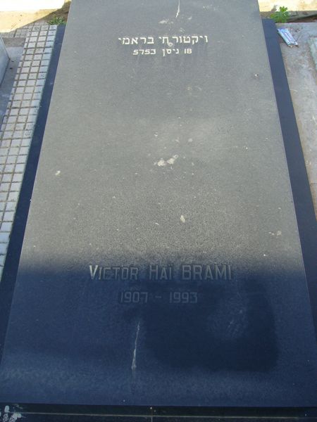 Lápide de BRAMI Victor Hai