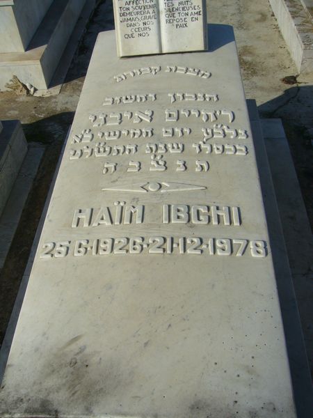 Stèle de IBCHI Haim