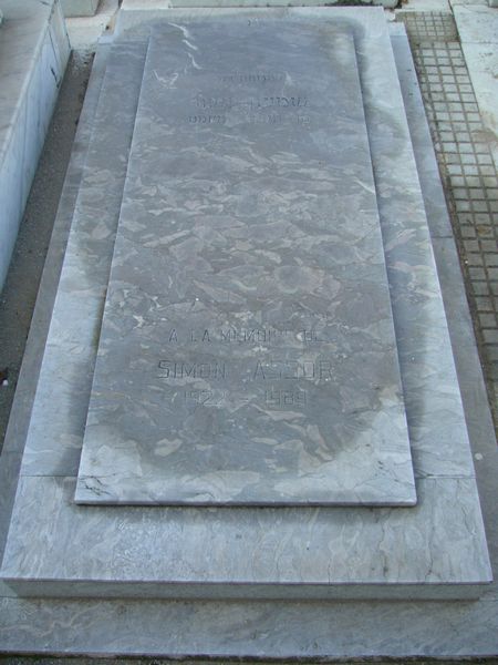 Tombstone of ASSOR Simon
