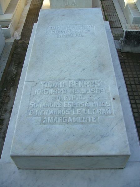 Grabstein von BENROS Yudah