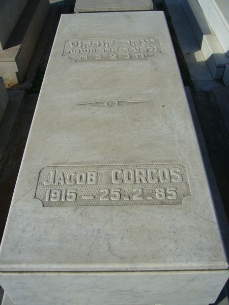 Grabstein von CORCOS Jacob