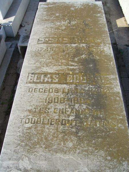 BOUSBIB Elias 的墓碑