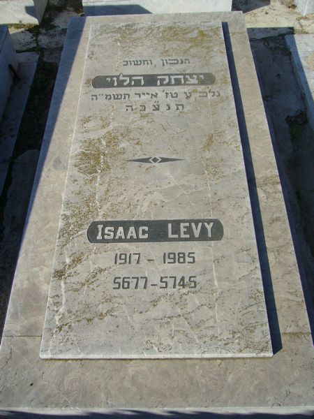 Stèle de LEVY Isaac