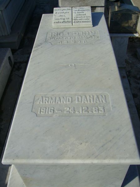 DAHAN Armand 的墓碑