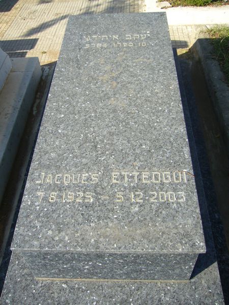 Stèle de ETTEDGUI Jacques