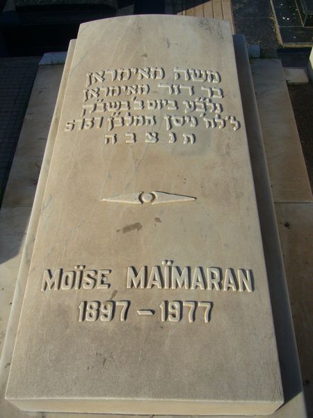 Tombstone of MAIMARAN Moise