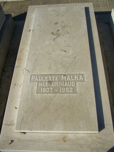 מצבת MALKA Paulette