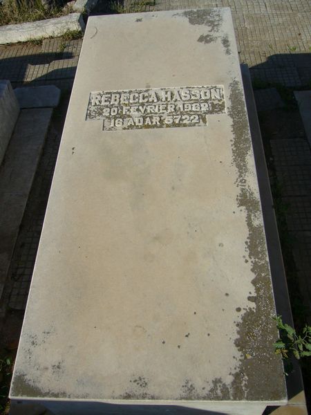 Stèle de HASSON Rebecca
