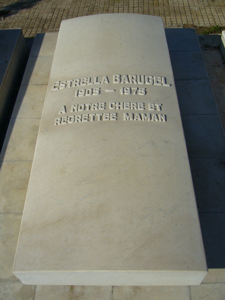 BARUGEL Estrella 的墓碑