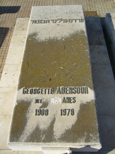 מַצֵּבה פון ABENSOUR Georgette