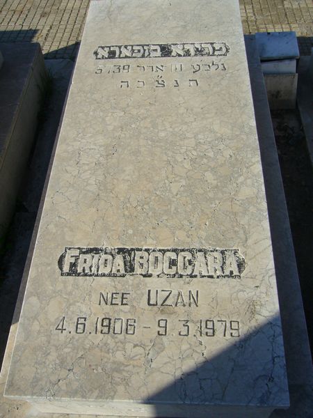 Lápide de BOCCARA Frida