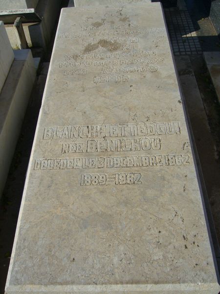 Stèle de ETTEDGUI Blanche Messoda