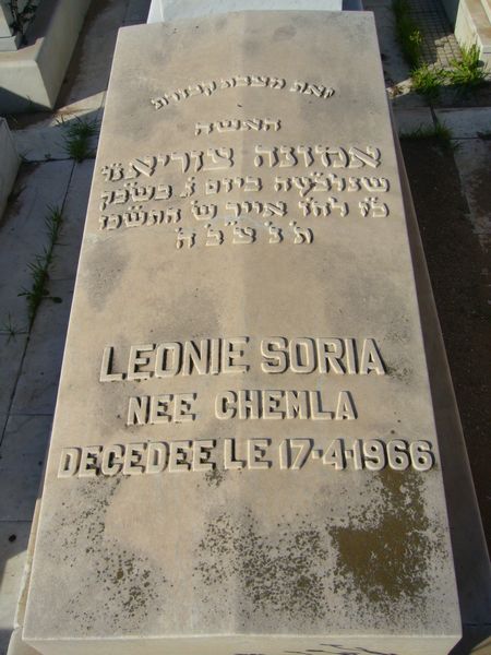 Tombstone of SORIA Leonie