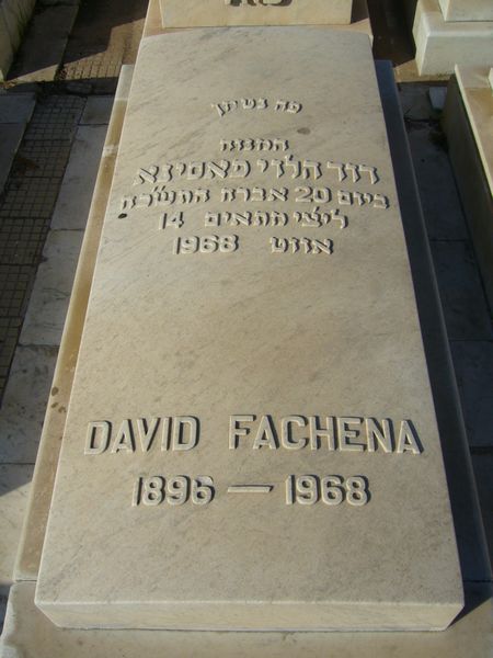 Tombstone of FACHENA David