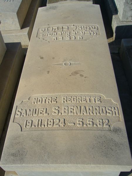 Grabstein von BENARROSH Samuel S.