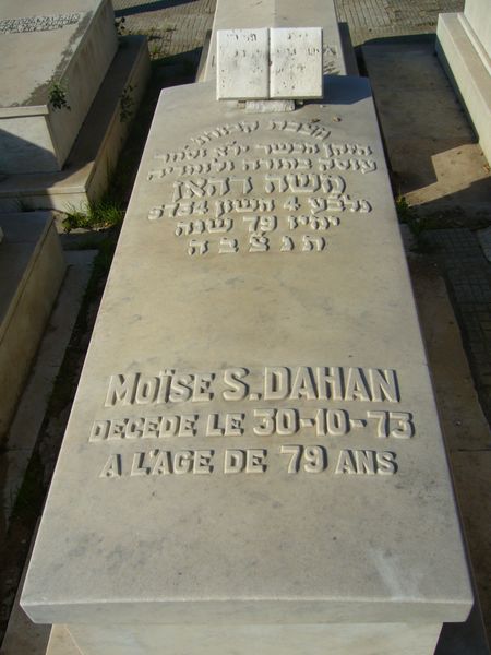 Grafsteen van DAHAN Moise S.