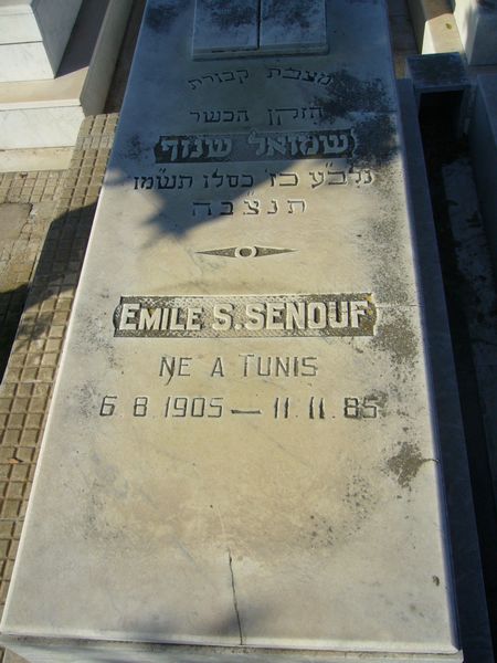 מַצֵּבה פון SENOUF Emile S.