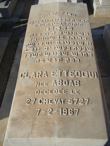 Stèle de ETTEDGUI Clara