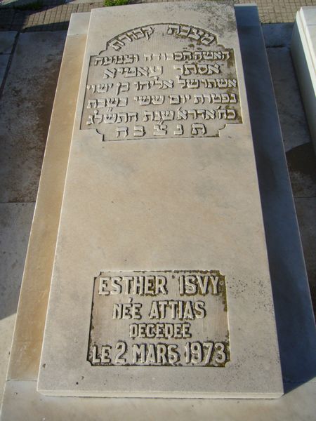 מַצֵּבה פון ISVY Esther