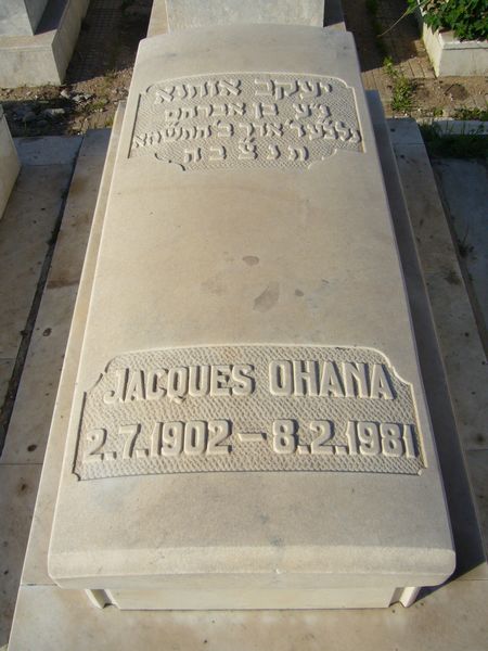 Stèle de OHANA Jacques